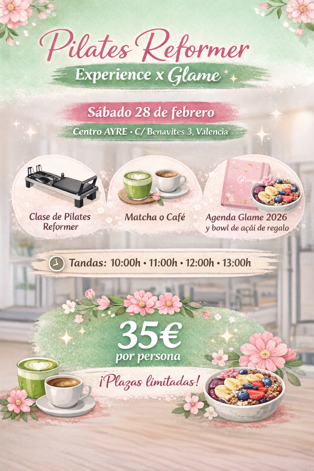 ✨ Pilates Reformer Experience x Glame ✨