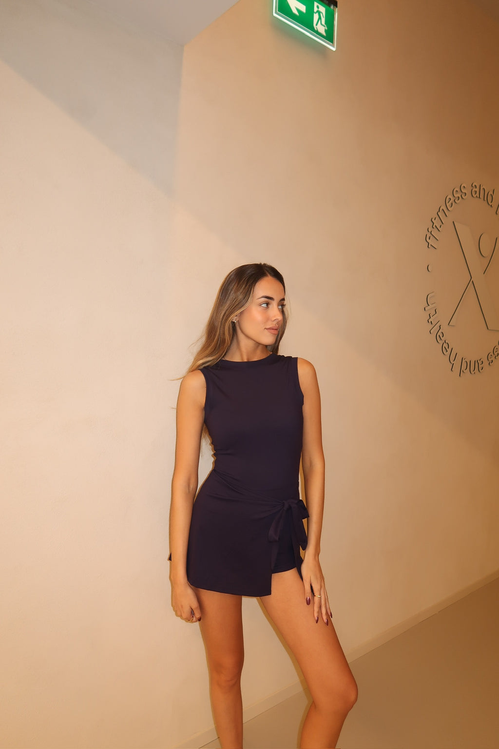 Glame Active Dress Azul Marino
