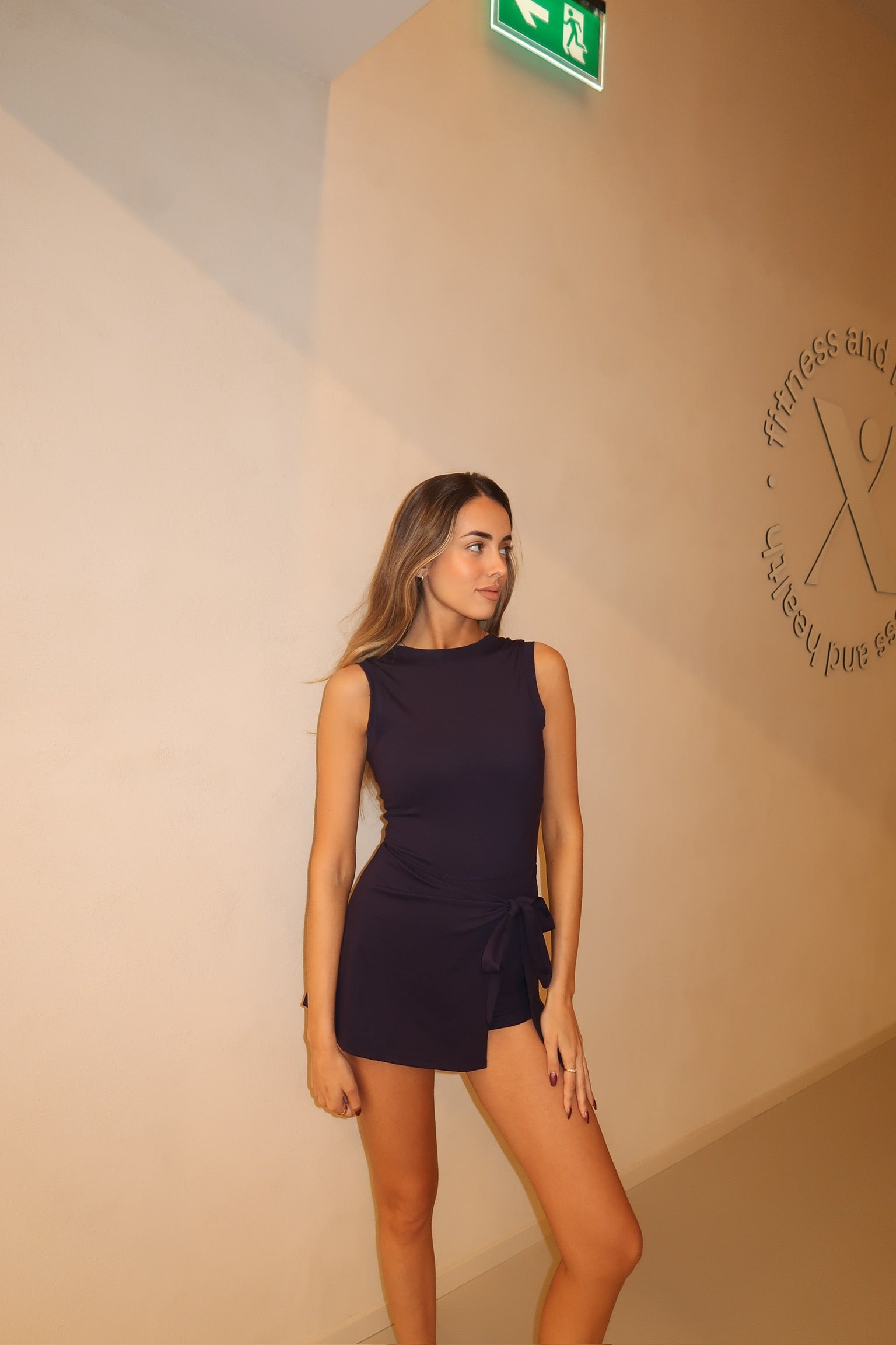 Glame Active Dress Azul Marino