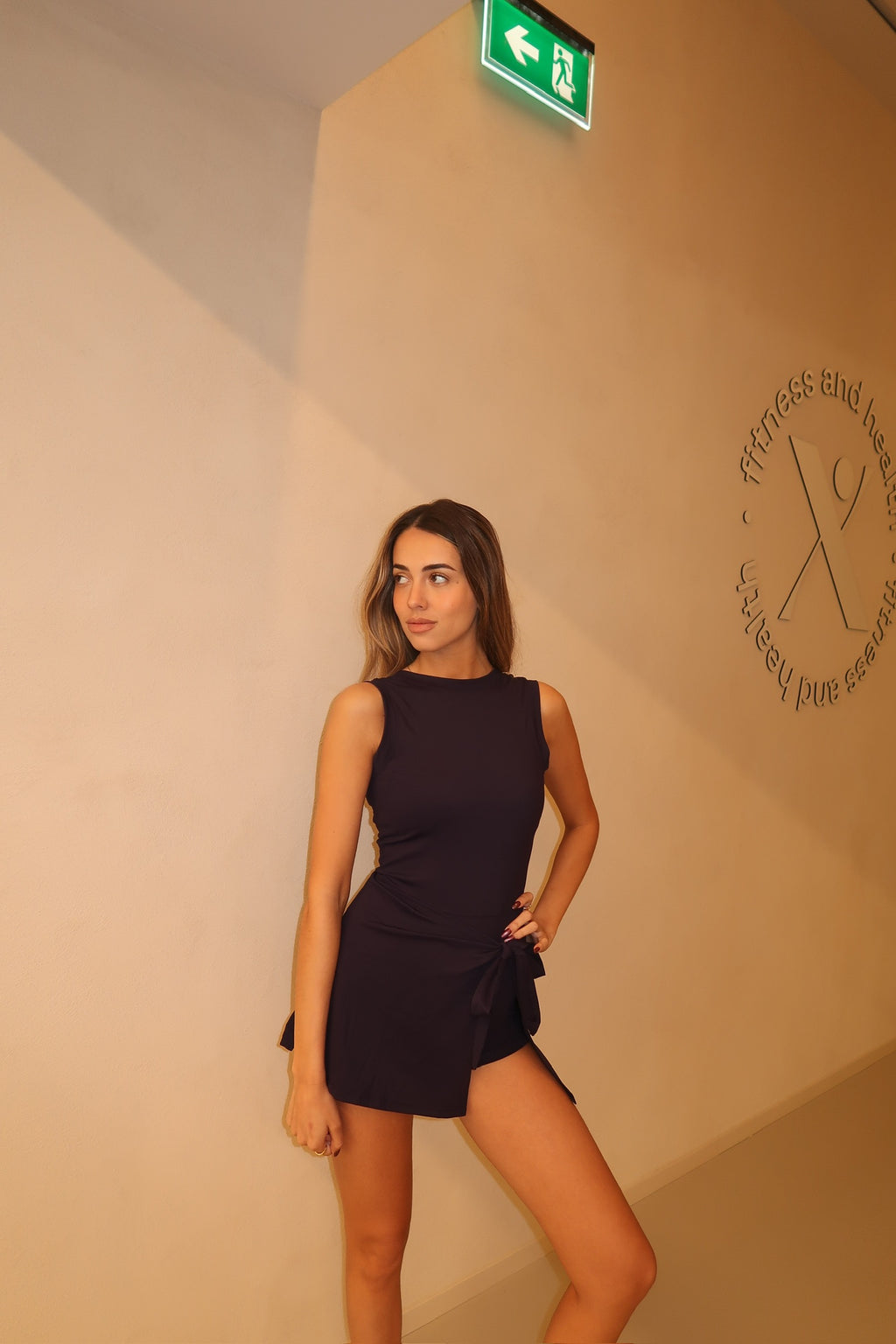 Glame Active Dress Azul Marino